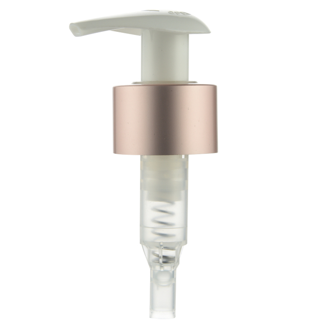 24/410 Bomba de loção de alumínio à prova de vazamento para creme para o creme de rosto